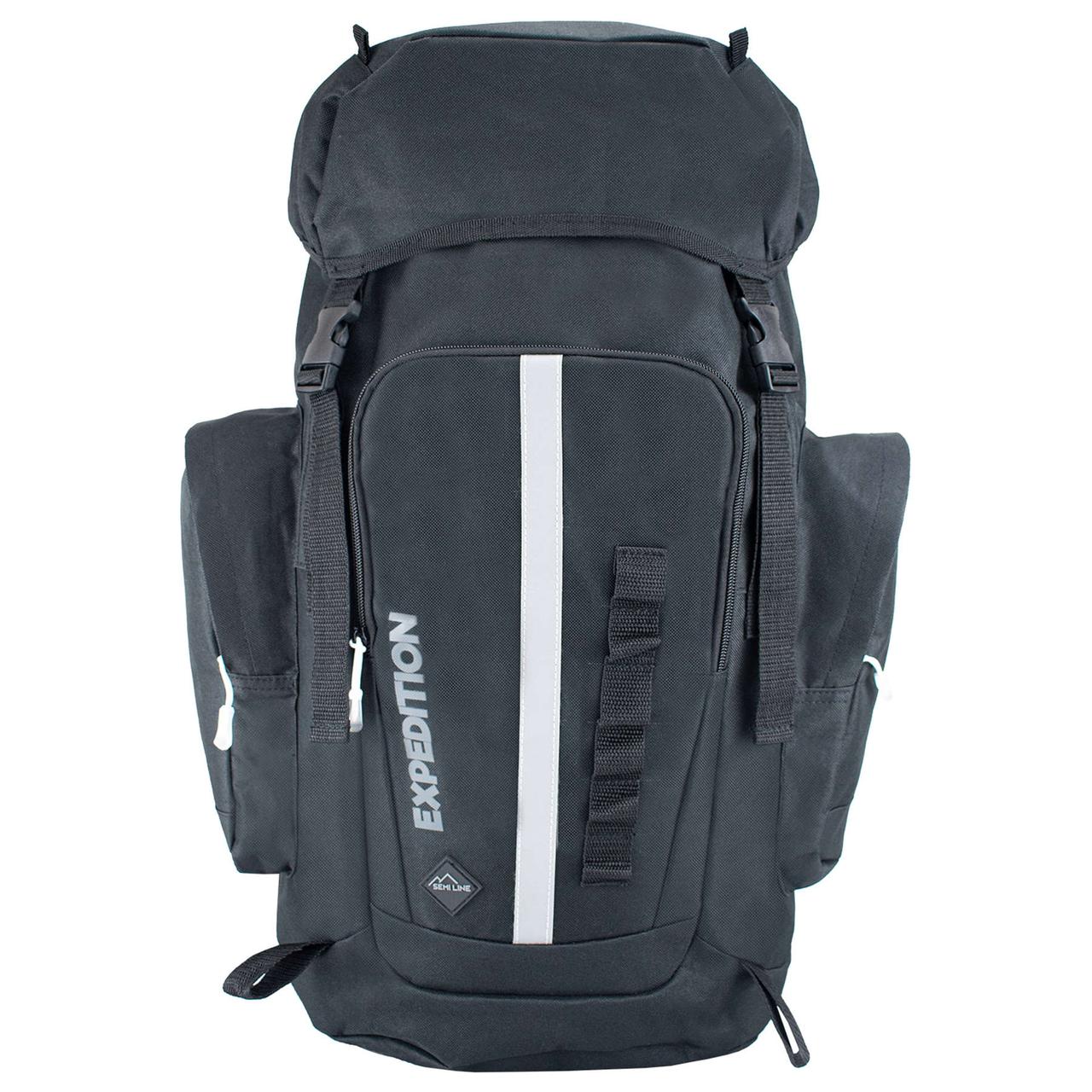Рюкзак туристичний Чорний 35 л Semi Line 35 Black (A3039-1)