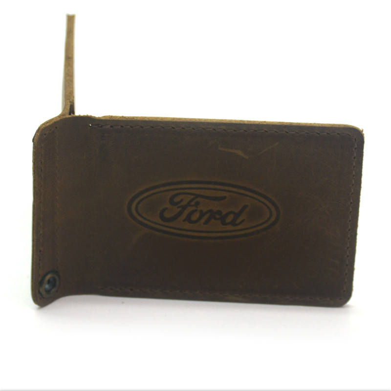 Обкладинка для водійських документів Ford шкіра Крейзі 1058 оливкова, фото 1