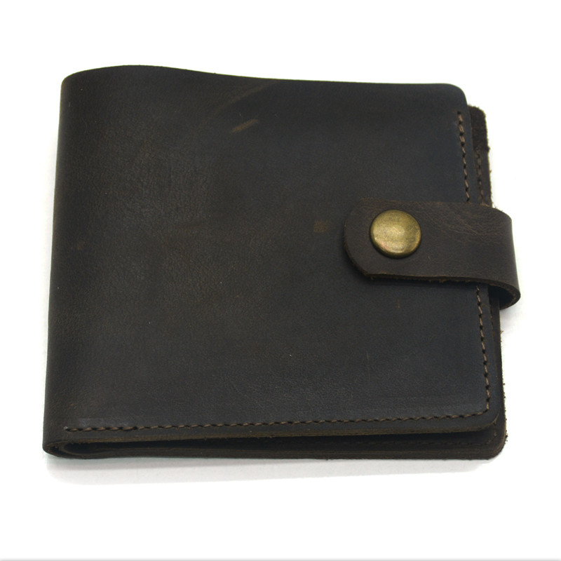 Гаманець шкіряний №2 Крейзі коричневий 1070, фото 1