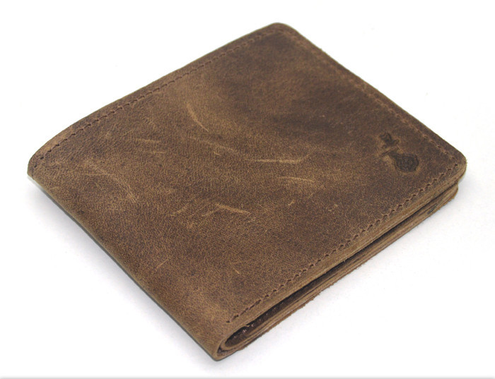 Гаманець шкіряний Крейзі коричневий 1053/2, фото 1