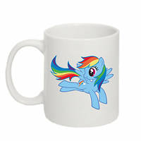 Кружка 320ml Rainbow Dash run