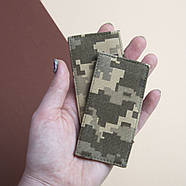 Шеврон нашивка на липучці погон звання Солдат піксель, вишитий патч 5х10 см, фото 2
