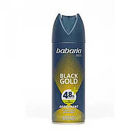 Чоловічий дезодорант BABARIA black gold desodorante hombre sin aluminio 150 ml spray, оригінал. Доставка з США/ЄС протягом 14 днів