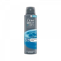 Мужской дезодорант DOVE men+care aerosol para hombre clean comfort 72h 150 ml Доставка від 14 днів - Оригинал