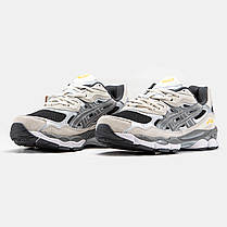 Кросівки Asics Gel-NYC Black Silver Grey / Асікс Гел-НІС Чорні з Сріблястим та Сірим, фото 4