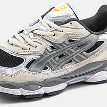 Кросівки Asics Gel-NYC Black Silver Grey / Асікс Гел-НІС Чорні з Сріблястим та Сірим, фото 5