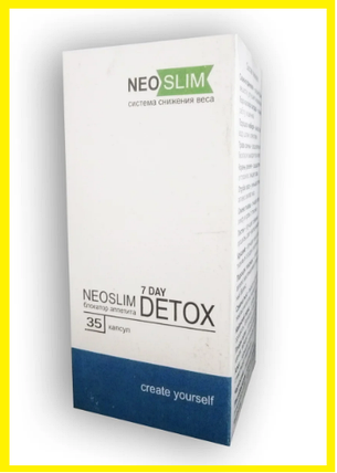 Neo Slim 7 Day Detox Комплекс для зниження ваги Нео Слім Севен Дей Детокс капсули для схуднення, фото 3