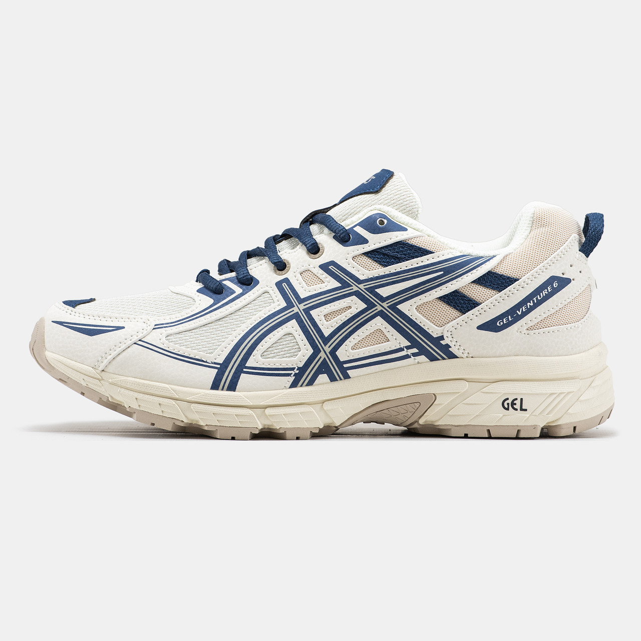 Кросівки Asics Gel-Venture 6 Beige Blue / Асікс Гел-Венчур 6 Бежеві з Синім