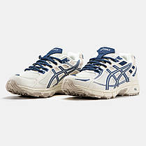 Кросівки Asics Gel-Venture 6 Beige Blue / Асікс Гел-Венчур 6 Бежеві з Синім, фото 4