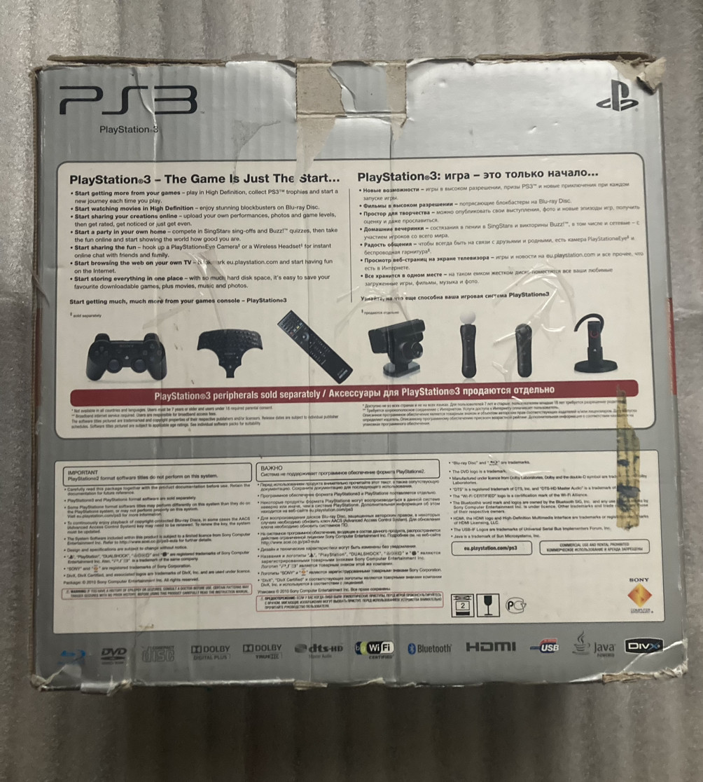 Sony Playstation 3 slim 320 gb прошитая) - фото 9 - id-p454628989