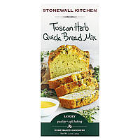 Смесь для приготовления хлеба Stonewall Kitchen, Tuscan Herb Quick Bread Mix, 12.7 oz (360 g) Доставка від 14