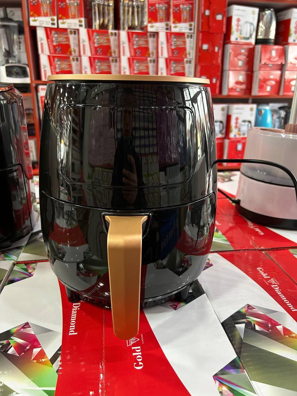 Електрична аерофритюрниця без оливна на 6 літрів і 3200 W Gold Diamond TOPKITCHEN Tk09904