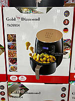 Електрична аерофритюрниця без оливна на 6 літрів і 3200 W Gold Diamond TOPKITCHEN Tk09904, фото 3