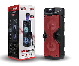 Потужна портативна акустична Bluetooth-система з мікрофоном S4402 Світлодіодна музична система