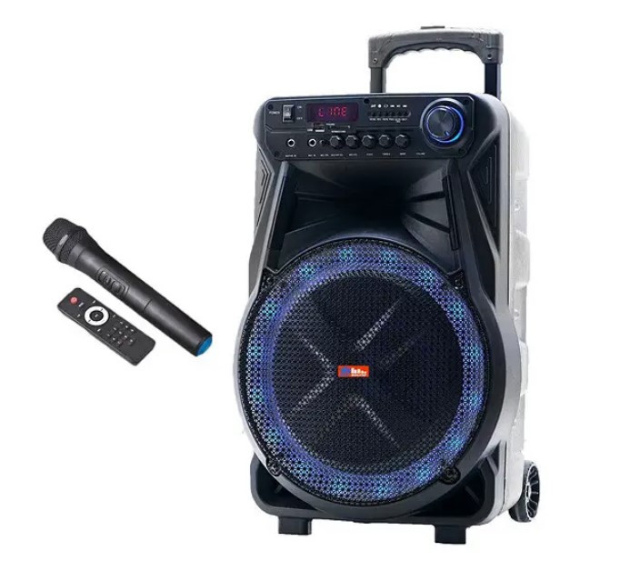 Потужна портативна акустична система SS-7171 SkySound 600 Вт 12" 54х35х30см USB/SD/FM/BT/MIC/ДК