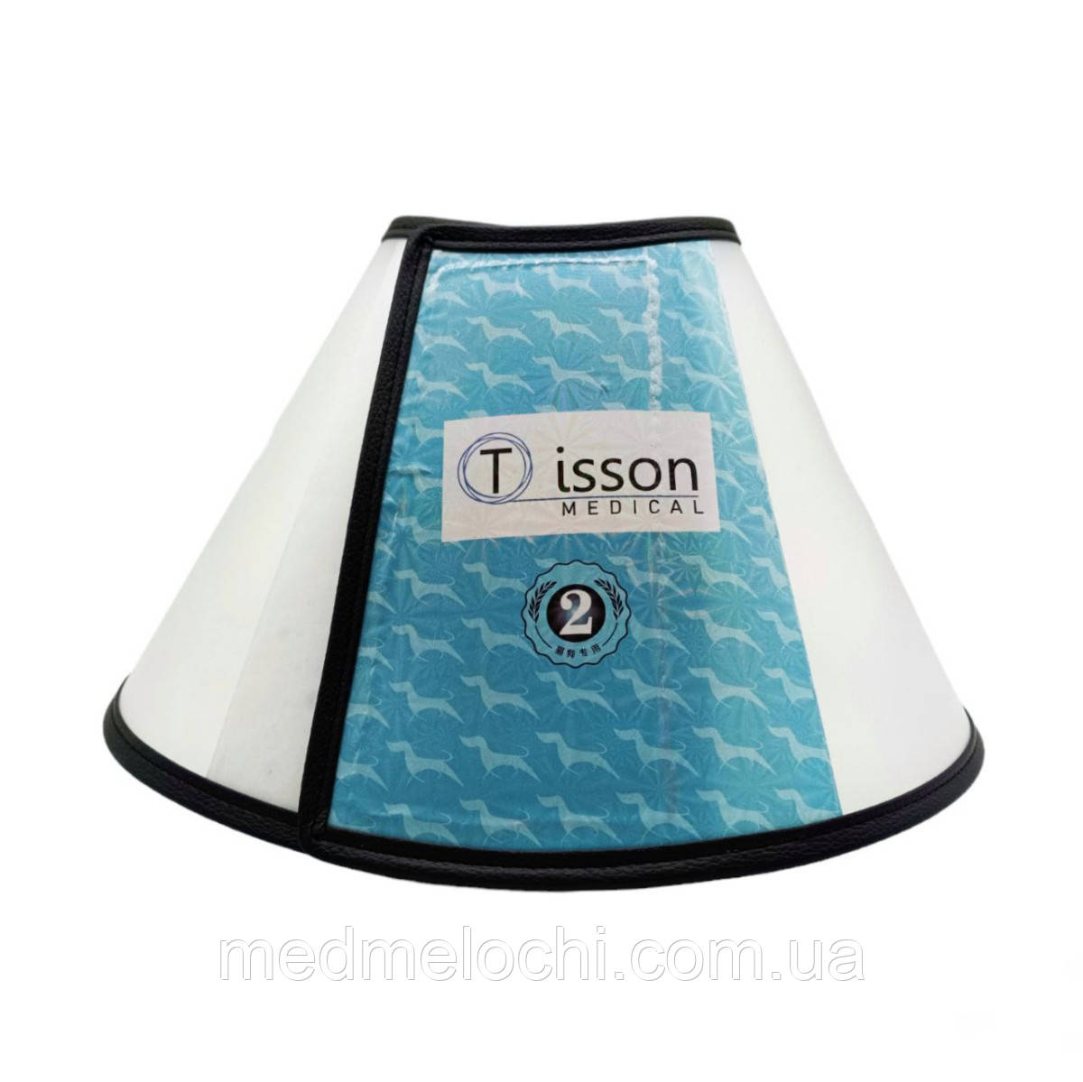 Комір для тварин на липучці №2 45-46 см/18 см. Tisson Medical