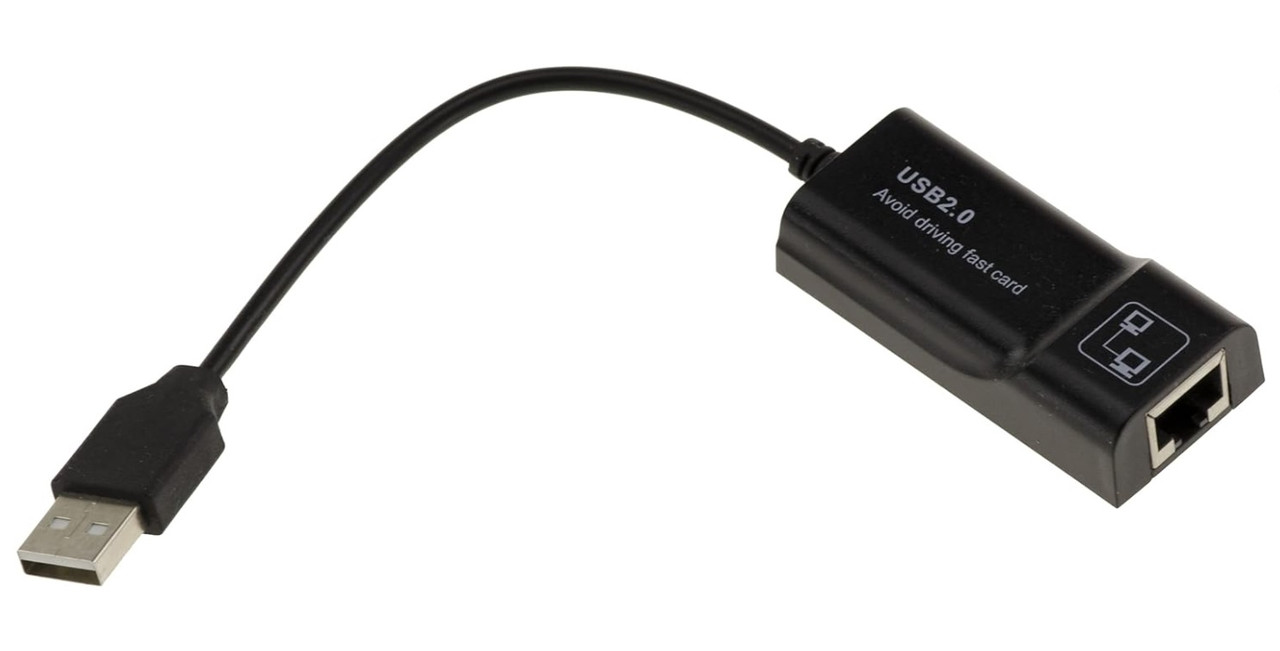 USB-LAN мережевий адаптер RJ45 100Mbps мережна  карта для тюнерів