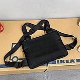 Нагрудна сумка 3027 чорна, фото 3