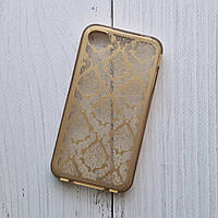 Чохол Apple iPhone 4 / iPhone 4S для телефону силіконовий Gold