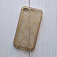 Чехол Apple iPhone 4 / iPhone 4S для телефона силиконовый Gold