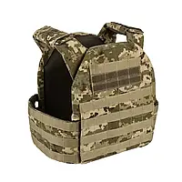 Плитоноска (Пиксель) MOLLE пена EVA, Под 30*25. CORDURA.