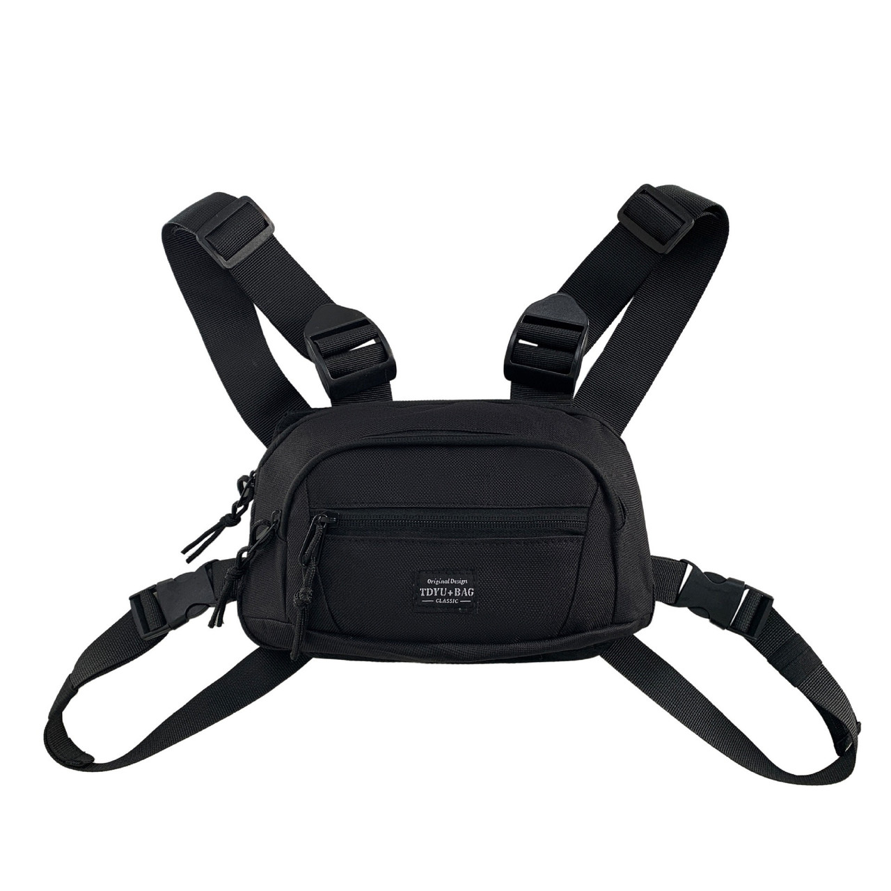 Нагрудна сумка 5009 TOYU BAG чорна, фото 1