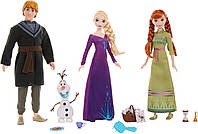 Набір ляльок Дісней Анна, Ельза та Крістоф Mattel Disney Frozen 3-Doll Charades Set