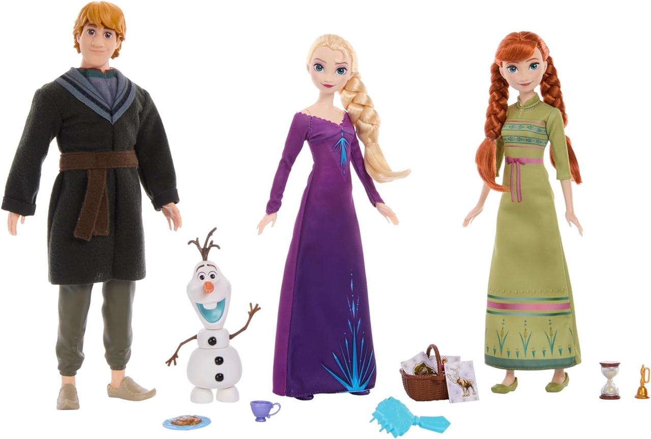 Набір ляльок Дісней Анна, Ельза та Крістоф Mattel Disney Frozen 3-Doll Charades Set