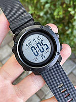 Тактические мужские спортивные часы Skmei 1426 (All Black), пластик, каучук, водостойкие, 30м, 30атм