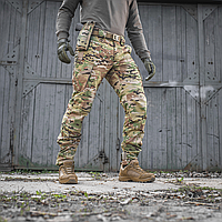 M-Tac штаны Aggressor Gen.II рип-стоп MC, материал хлопок, полиэстер, прочная фурнитура YKK