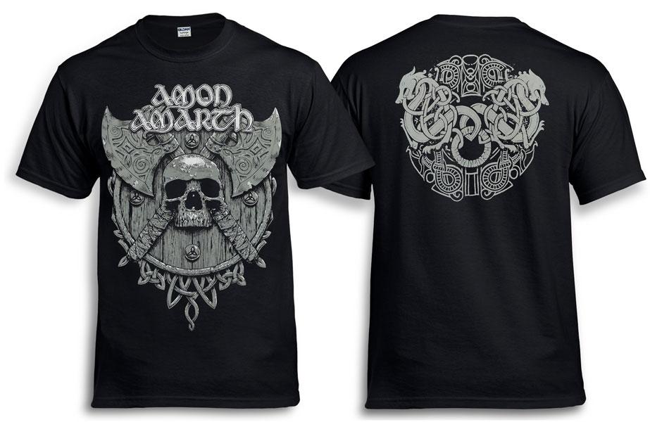 Футболка AMON AMARTH Grey Skull