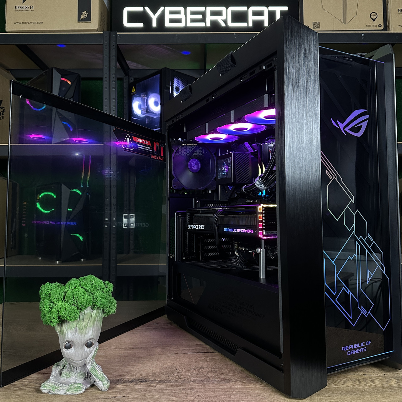 DARK DRAGON! Core i9-14900KF | RTX 4090 24Gb | Магазин Гарантія 3 Роки! Ігровий Компютер ПК від CyberCat