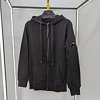 Чоловіча кофта худі на змійці CPCompany CK6992 чорна