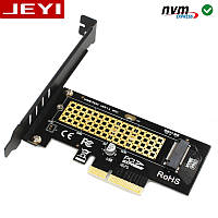 Переходник Адаптер PCI-E на M.2 NVMe SSD JEYI SK4 PCIе 4.0/3.0 X4 X8 X16