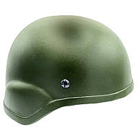 Каска шлем кевларовая военная тактическая Оберіг F1 (хаки)клас 1 ДСТУ NIJ IIIa+ кавер