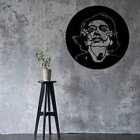 Об'ємні дерев'яні картини панно ручної роботи на стіну Dali 50х50см