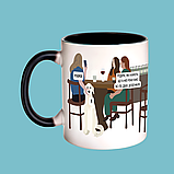 Чашка "родичі, що в моєму віці вже мали дітей", кружка-прикол Орігамі, фото 3