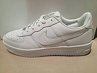 Мужские кроссовки Nike Air Force кожаные белые (р. 44, 45, 46)
