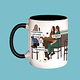 Чашка-подарунок "хотів пошутити про гівно", кружка-прикол Орігамі, фото 3