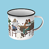 Чашка-подарунок "хотів пошутити про гівно", кружка-прикол Орігамі, фото 4