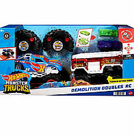Набор радиоуправляемых машинок Hot Wheels RC Monster Trucks 2-Pack Монстр-траки Хот уилс на пульте управления