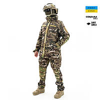 Женский зимний костюм Softshell со встроенной защитой Multicam