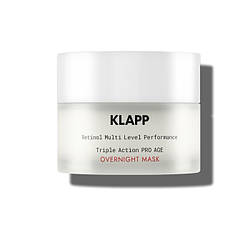 Нічна маска "Ретинол Проейдж" Triple Action Retinol Pro Age Overnight Mask, 50 мл Klapp