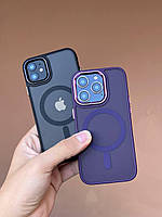 Чехол для iPhone от 11 до 15 pro max з MagSafe, Color Space Magnetic Deep Purple, 13