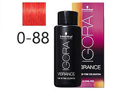 Фарба для волосся Igora Vibrance 0-88 червоний 60 мл
