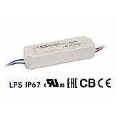 Блок живлення Mean Well 60 W DC12V IP67 (LPV-60-12)