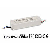 Блок живлення Mean Well 36W DC24V IP67 (LPV-35-24)