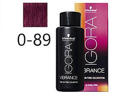 Фарба для волосся Igora Vibrance 0-89 червоно-фіолетовий 60 мл