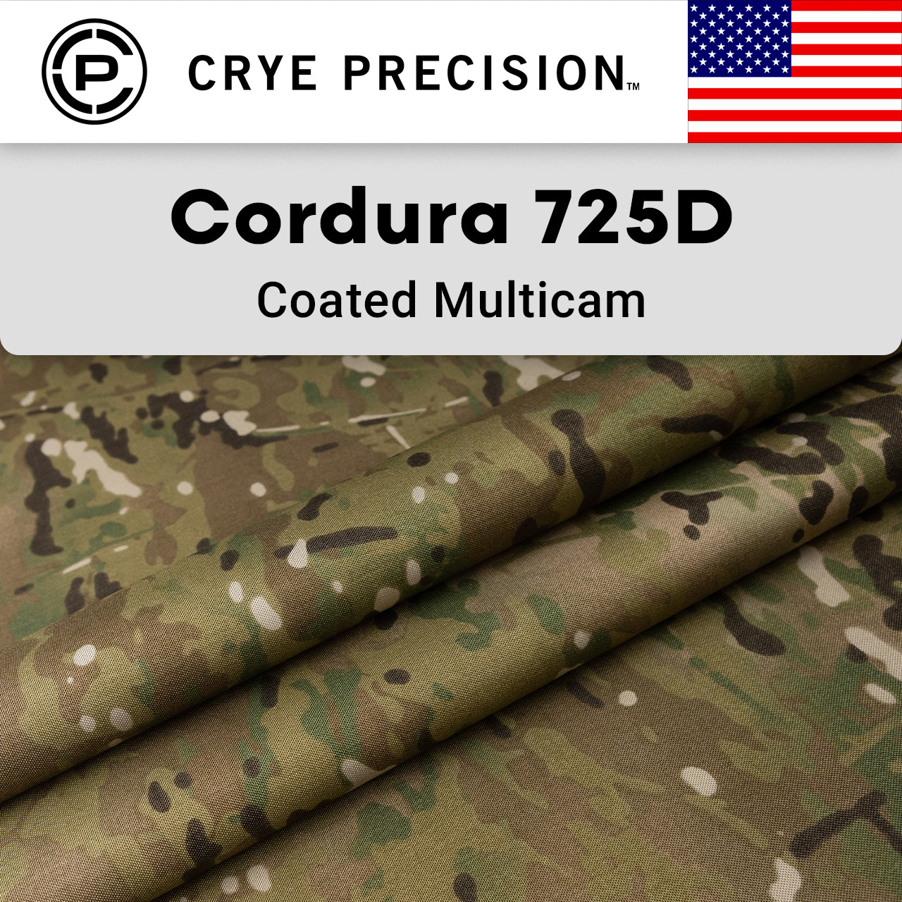 Ткань Cordura® 725d DWR Multicam original Crye Precision Invista (DuPont) - фото 1 - id-p2019595867