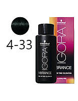 Фарба для волосся Igora Vibrance 4-33 середньо-коричневий матовий екстра 60 мл